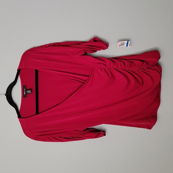 Style & Co. Tops - Style & Co NWT ruched wrap like top XL